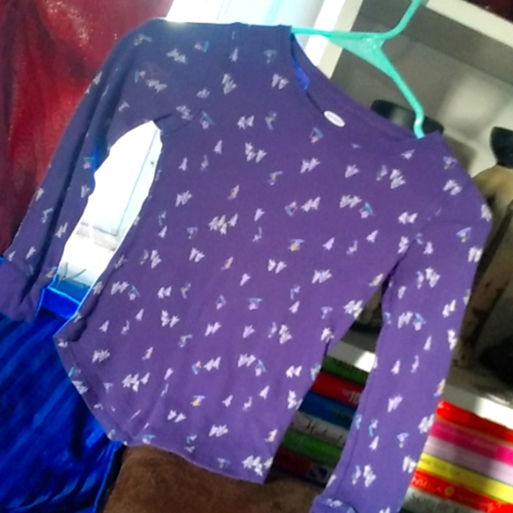 Girls Thermal Long Sleeve Shirt